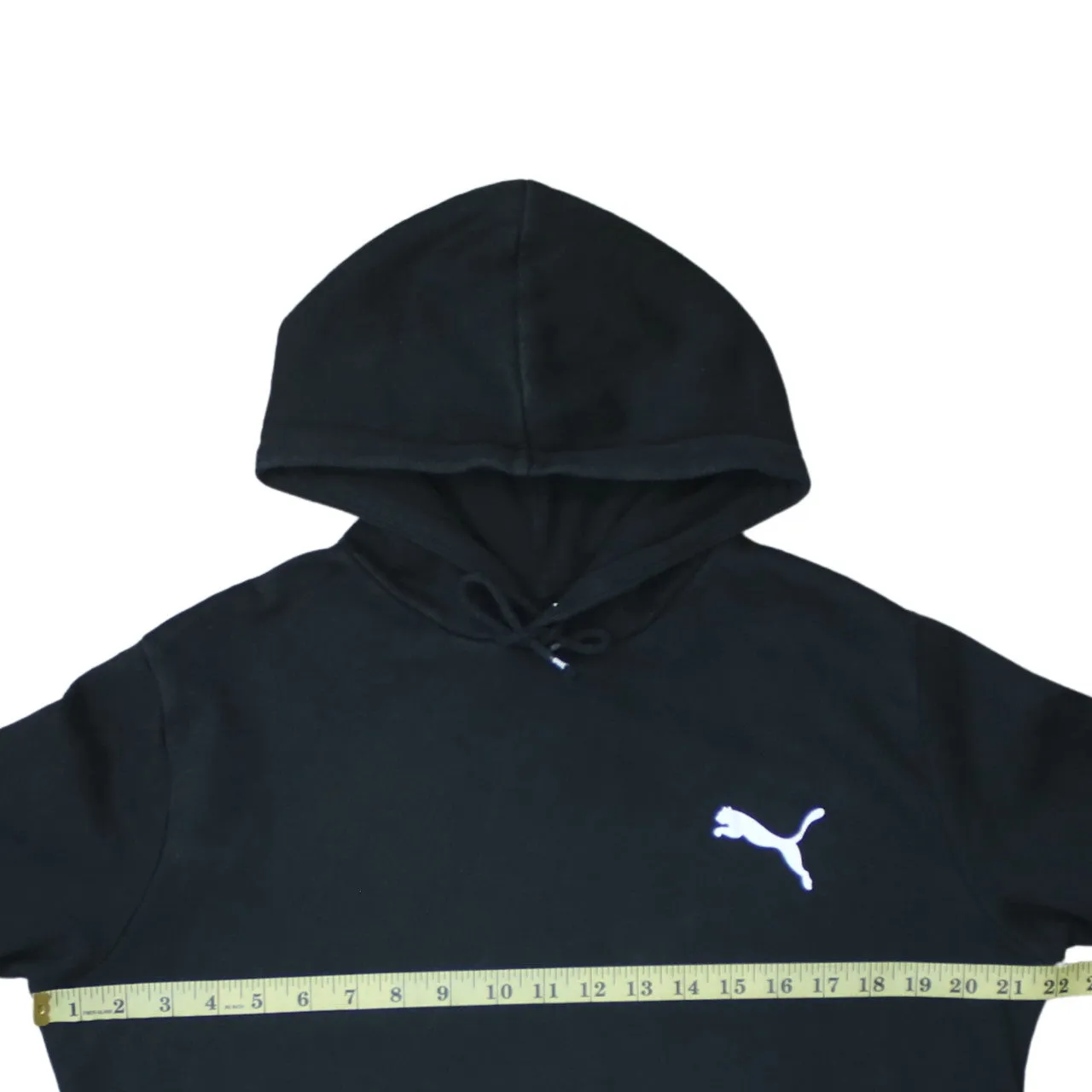 Puma 90's Drawstring Pockets Pullover Hoodie Small Black sold by Vintage Club product image thumbnail 5