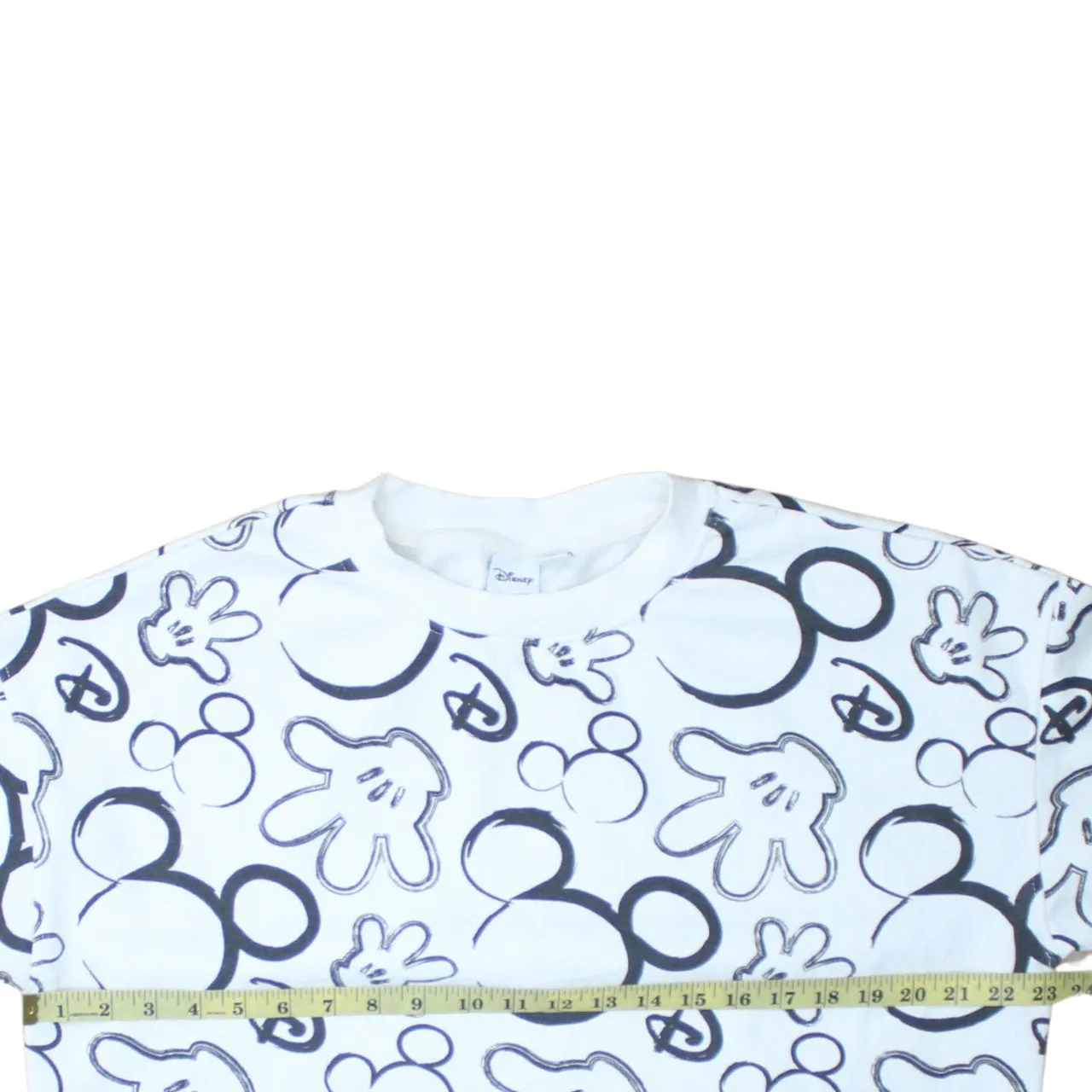 Disney 90's Plain Crew Neck Sweatshirt Medium White sold by Vintage Club product image thumbnail 5