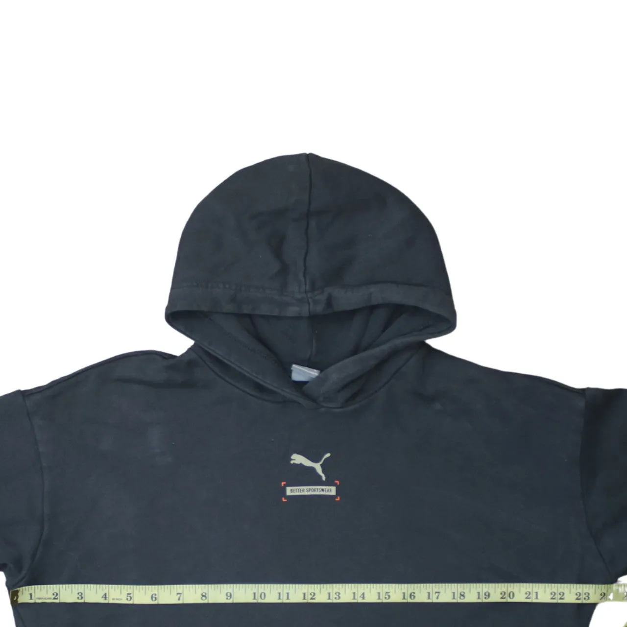 Puma 90's Lightweight Pullover Hoodie Medium Black sold by Vintage Club product image thumbnail 5