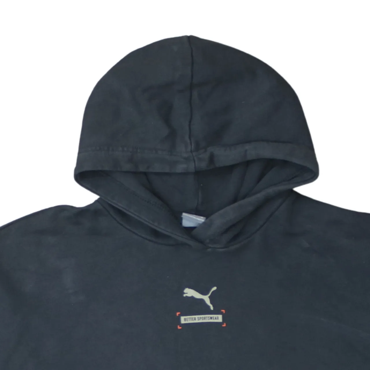 Puma 90's Lightweight Pullover Hoodie Medium Black sold by Vintage Club product image thumbnail 3