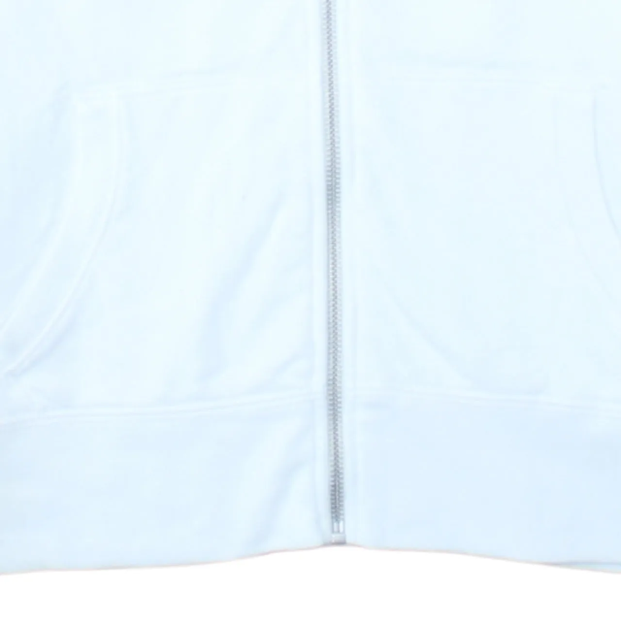 Polo Ralph Lauren White Zip Hoodie Women's Large Pink Big Pony Logo Split Pocket Sweatshirt sold by Vintage Club product image thumbnail 4