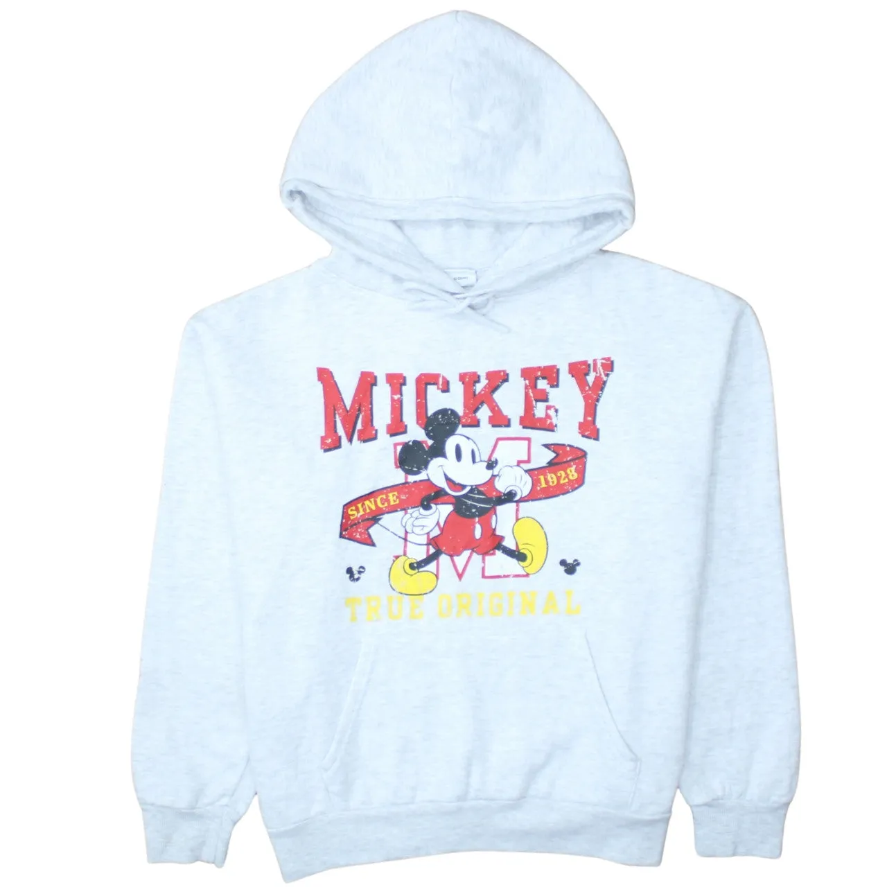 Disney 90's Mickey Mouse Pullover Hoodie Medium Grey sold by Vintage Club