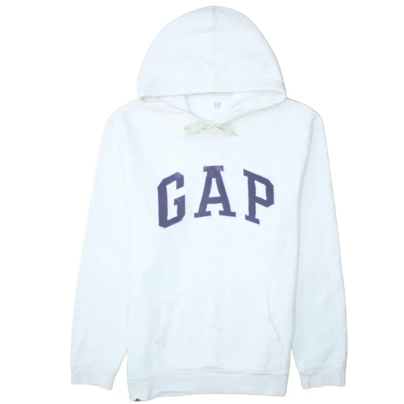 Gap 90's Spellout Pullover Hoodie Large White sold by Vintage Club