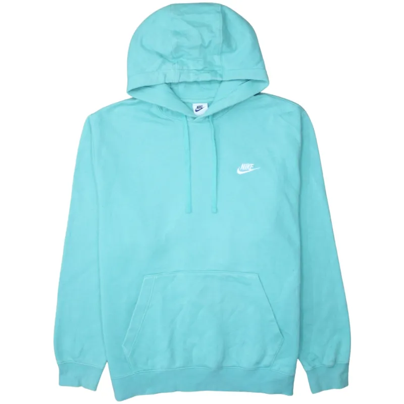 Nike 90's Swoosh Pullover Hoodie Large Green sold by Vintage Club