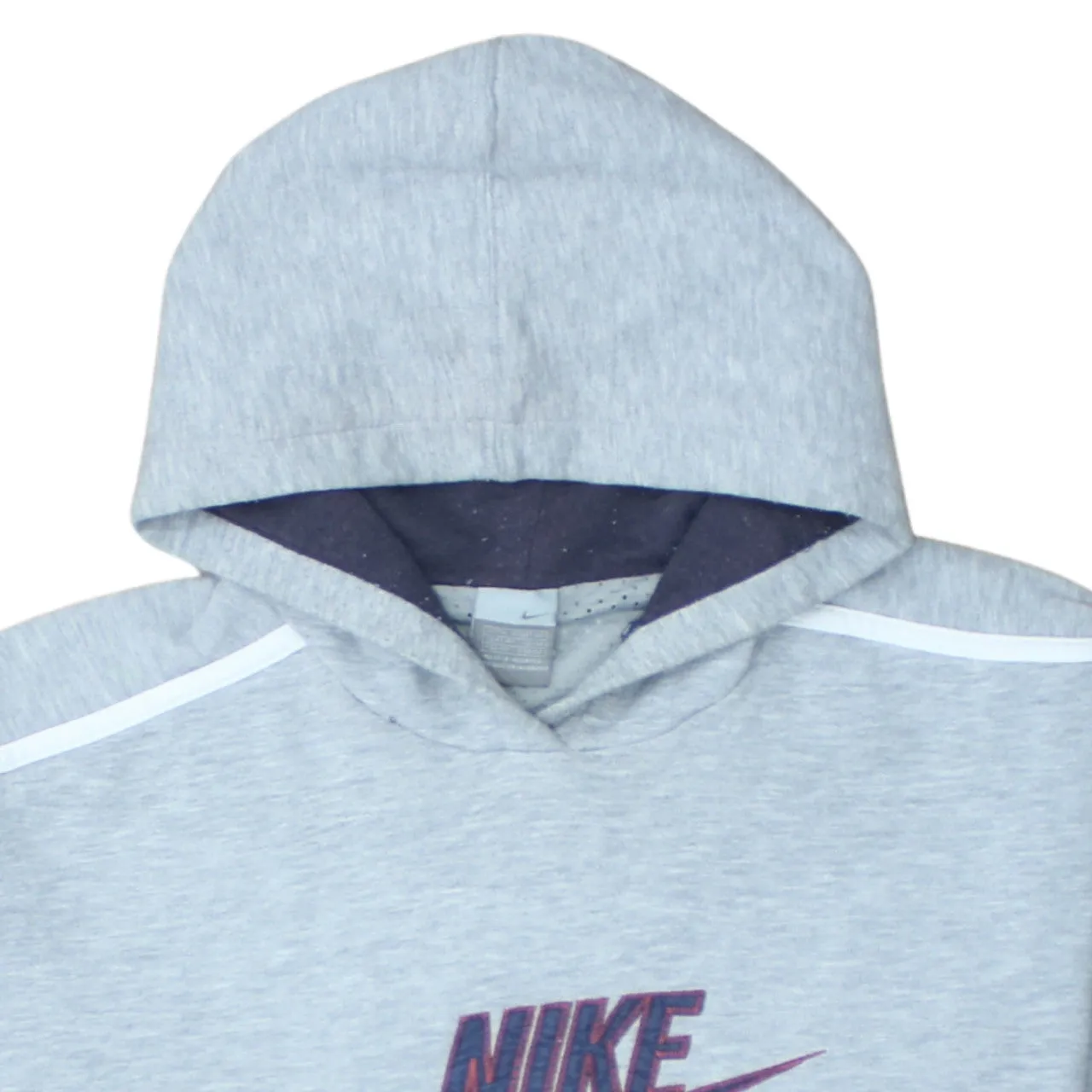 Nike 90's Center Middle Swoosh Pullover Hoodie XLarge Grey sold by Vintage Club product image thumbnail 3