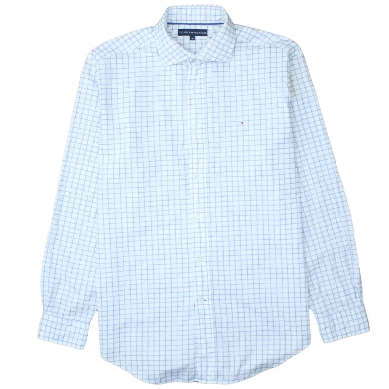 Tommy Hilfiger 90's Long Sleeve Button Up Shirt Medium White made by Tommy Hilfiger