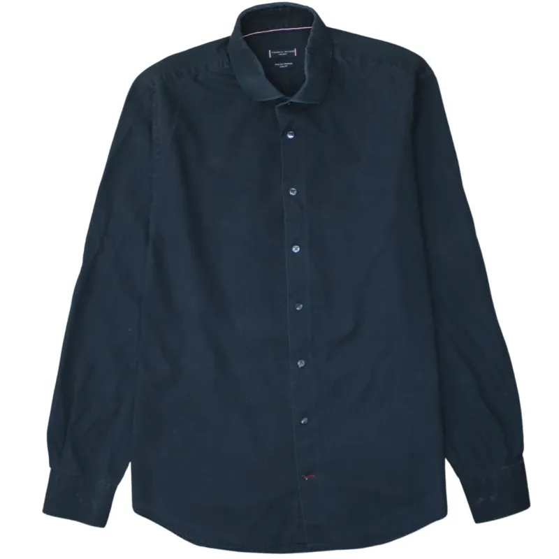 Tommy Hilfiger Black Shirt Men's Large Long Sleeve Button Front Casual Smart Top sold by Vintage Club