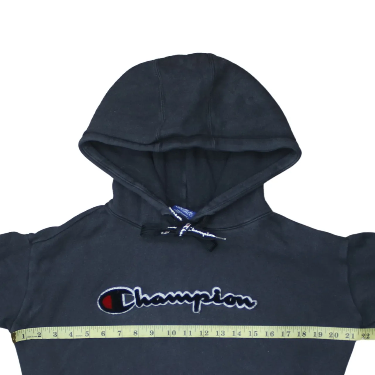 Champion 90's Spellout Pullover Hoodie XSmall Black sold by Vintage Club product image thumbnail 5