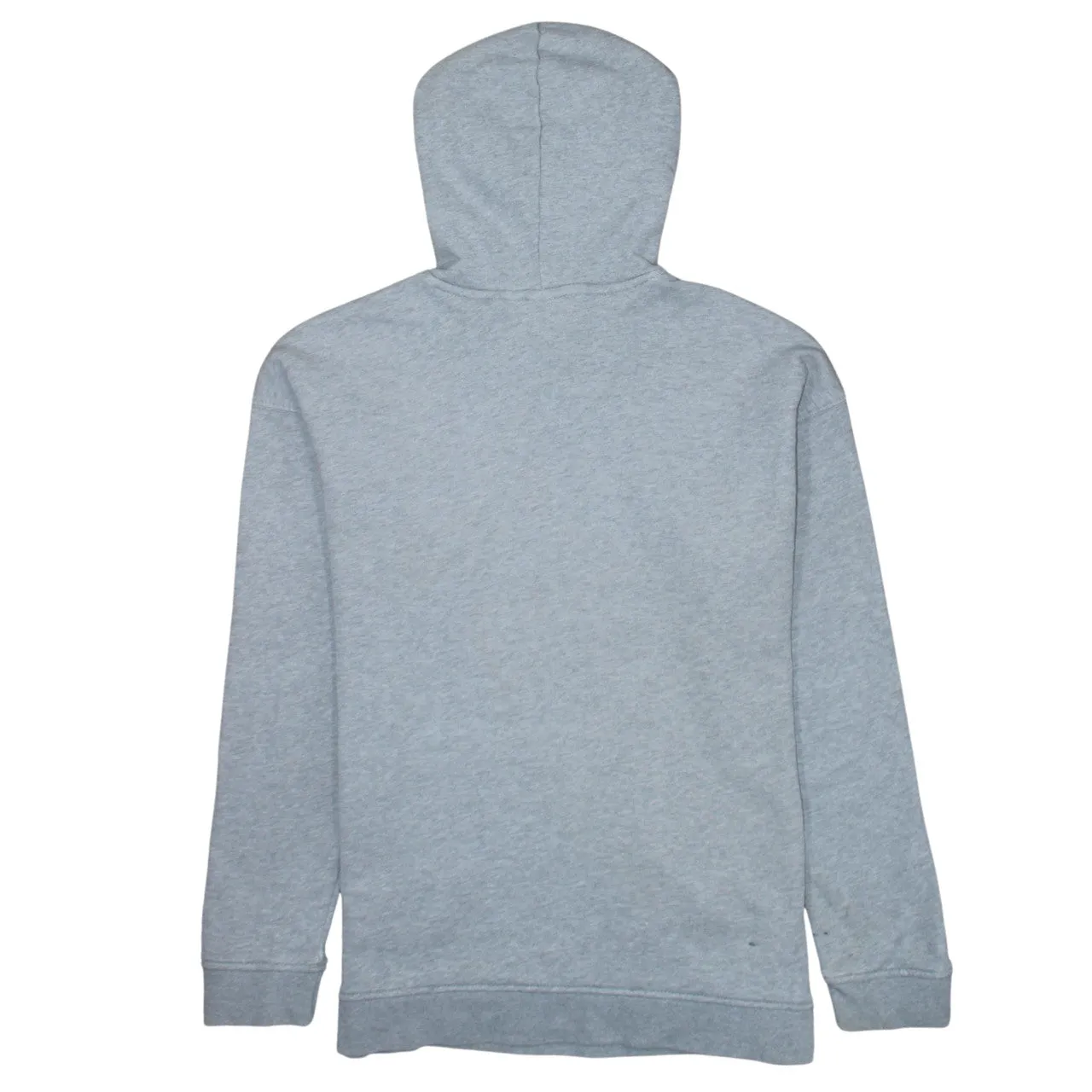 Adidas Grey Hoodie Women’s Large Trefoil Printed Logo Front Pocket Pullover Sweatshirt sold by Vintage Club product image thumbnail 2