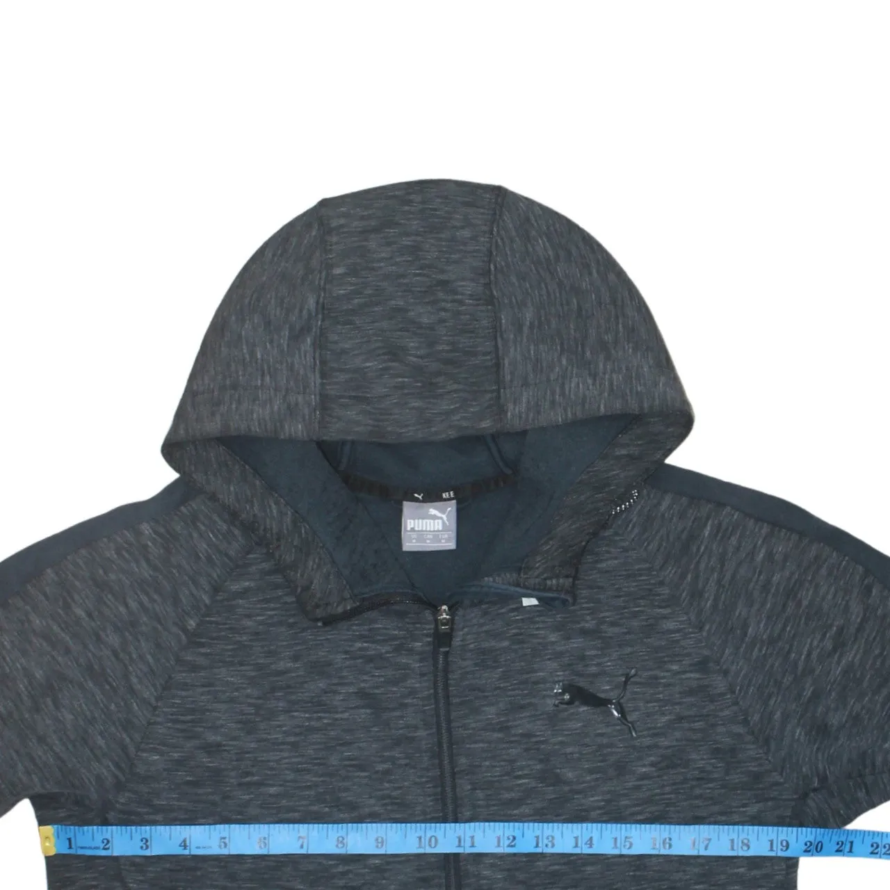 Puma 90's Lightweight Full Zip Up Hoodie Medium Grey sold by Vintage Club product image thumbnail 5