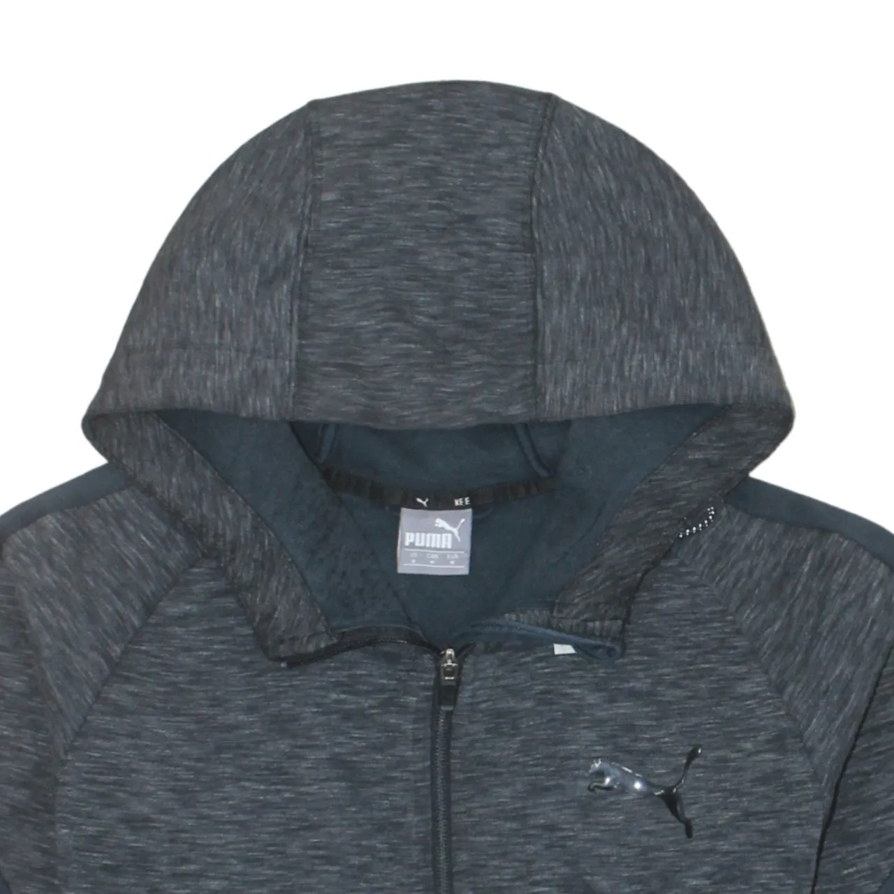 Puma 90's Lightweight Full Zip Up Hoodie Medium Grey sold by Vintage Club product image thumbnail 3