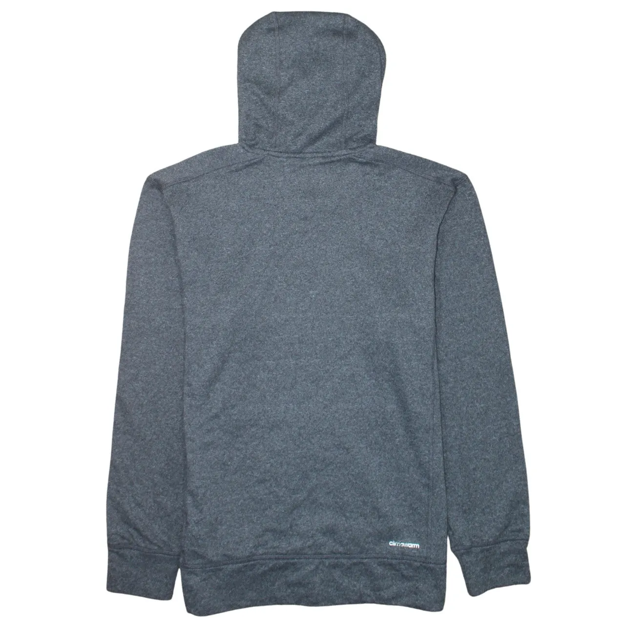 Adidas 90's Drawstring Pockets Pullover Hoodie Medium Grey sold by Vintage Club product image thumbnail 2