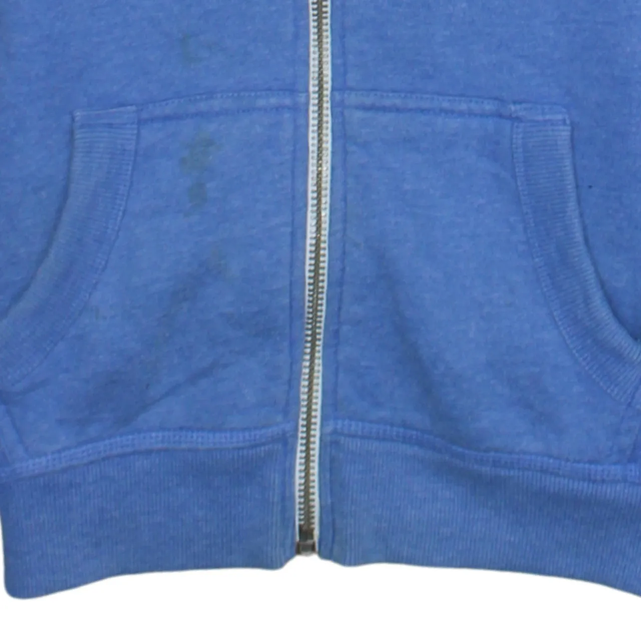 Super Dry 90's Drawstring Pockets Full Zip Up Hoodie XXSmall Blue sold by Vintage Club product image thumbnail 4