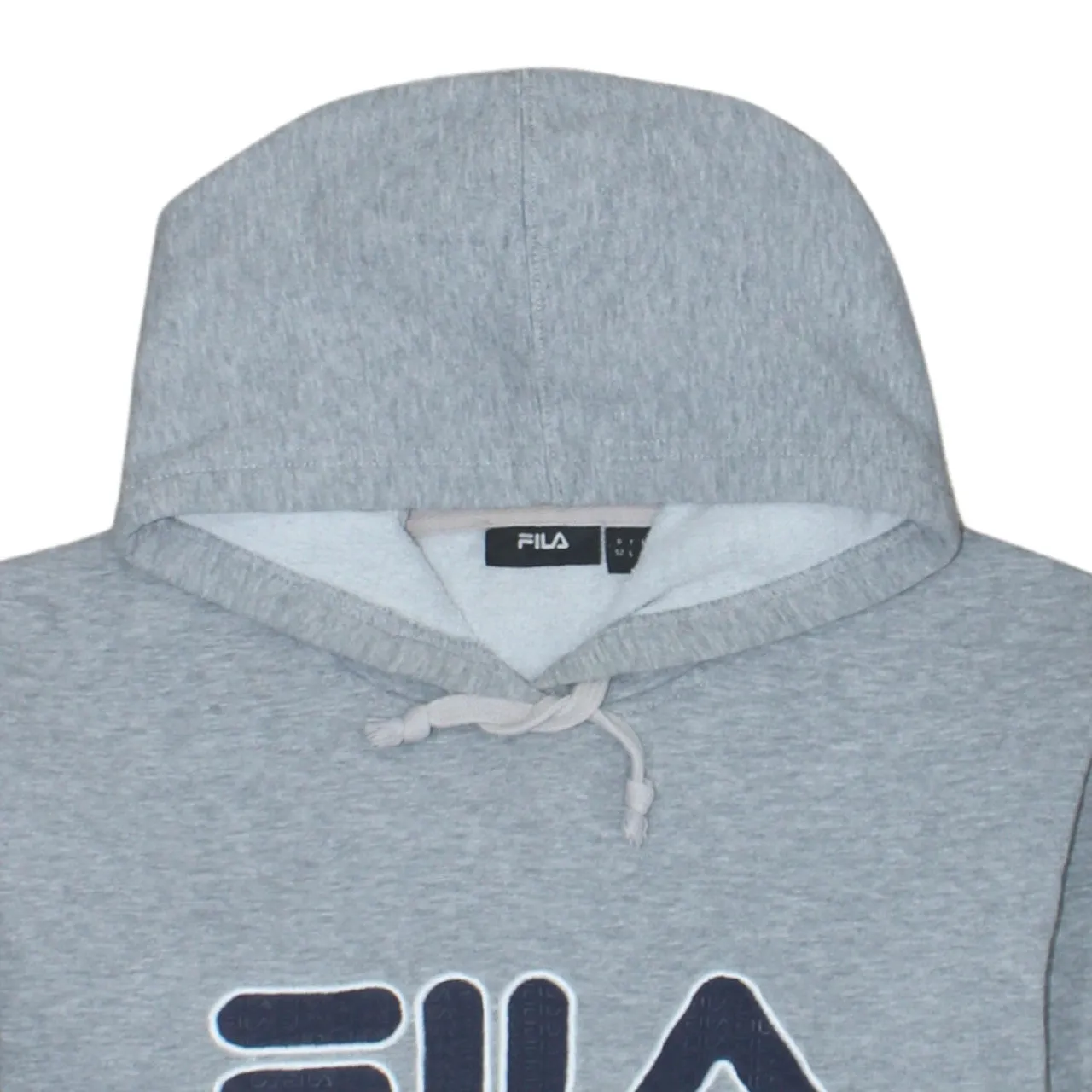 Fila 90's Spellout Pullover Hoodie Large Grey sold by Vintage Club product image thumbnail 3