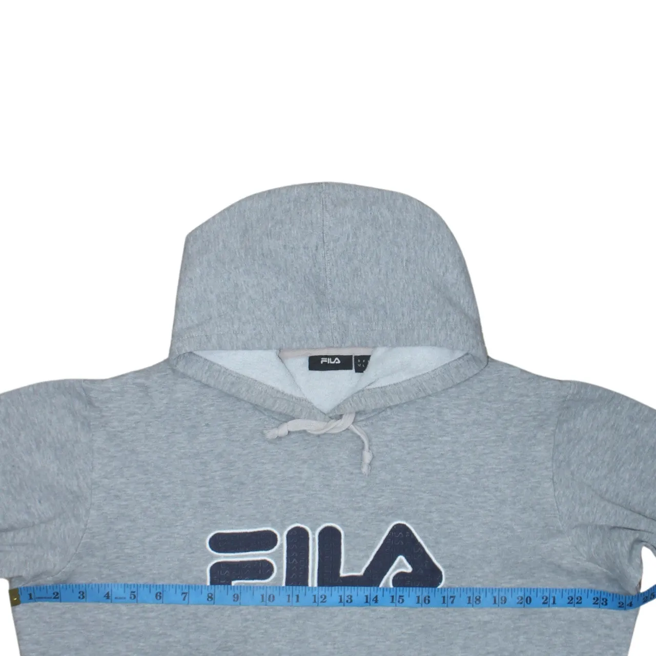 Fila 90's Spellout Pullover Hoodie Large Grey sold by Vintage Club product image thumbnail 5
