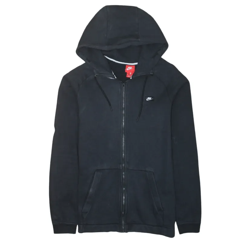 Nike 90's Swoosh Full Zip Up Hoodie Medium Black sold by Vintage Club