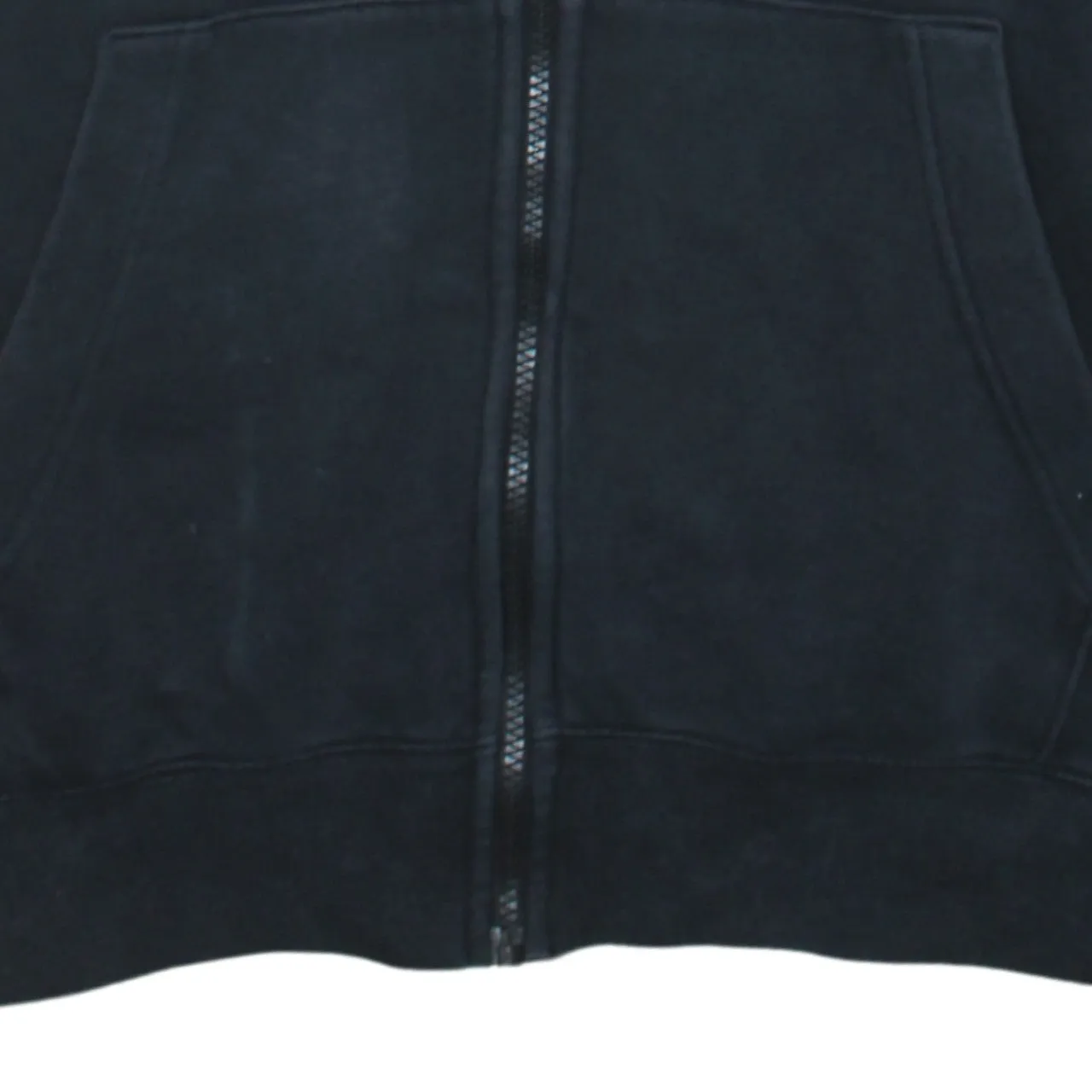 Nike 90's Swoosh Full Zip Up Hoodie Medium Black sold by Vintage Club product image thumbnail 4