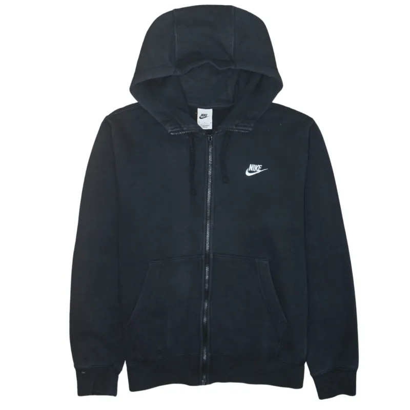 Nike 90's Swoosh Full Zip Up Hoodie Medium Black sold by Vintage Club