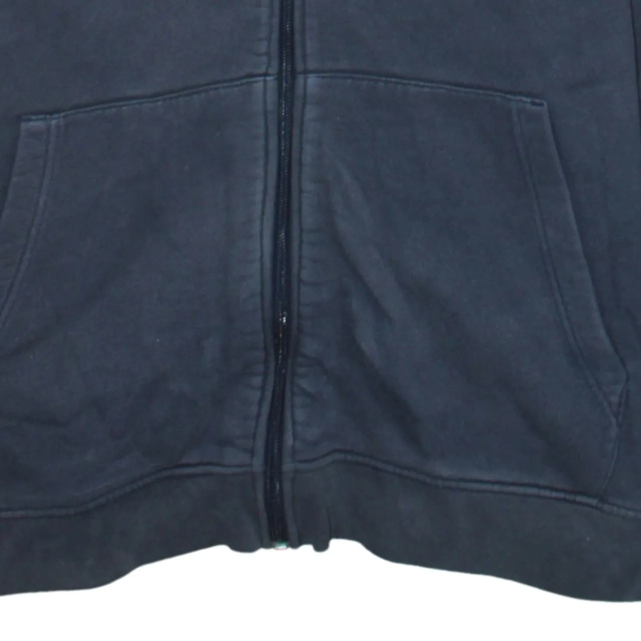 Adidas 90's Striped Sleeve Full Zip Up Hoodie XLarge Black sold by Vintage Club product image thumbnail 4