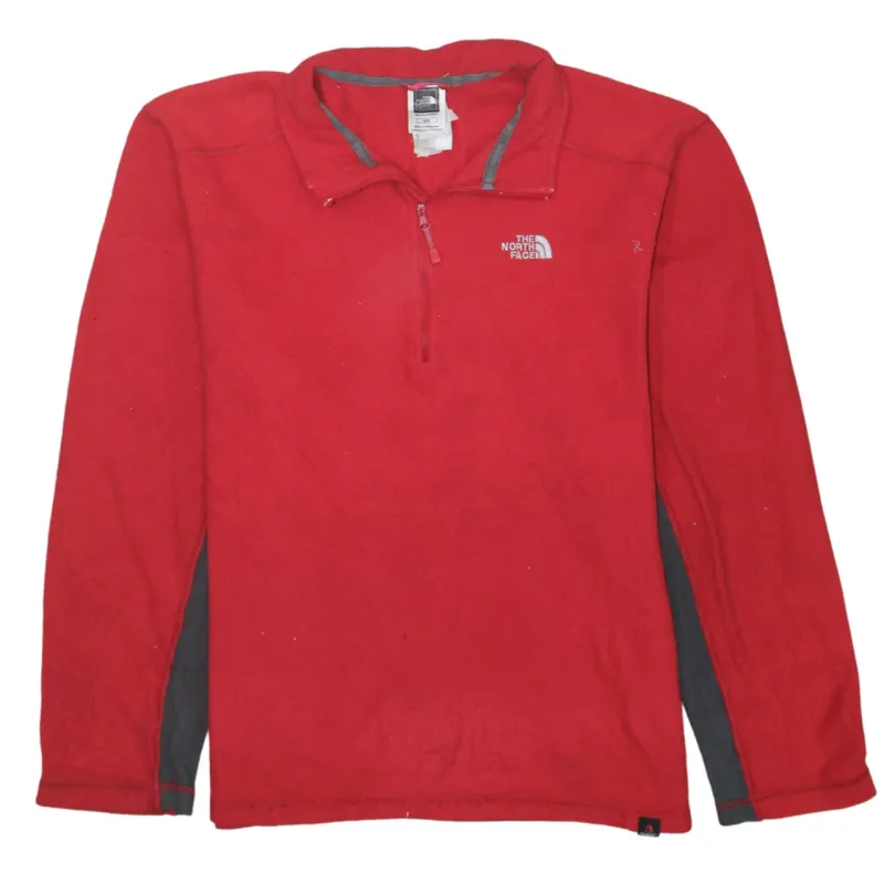 The North Face 90's Hiking Warm Quarter Zip Fleece Jumper Medium Red sold by Vintage Club