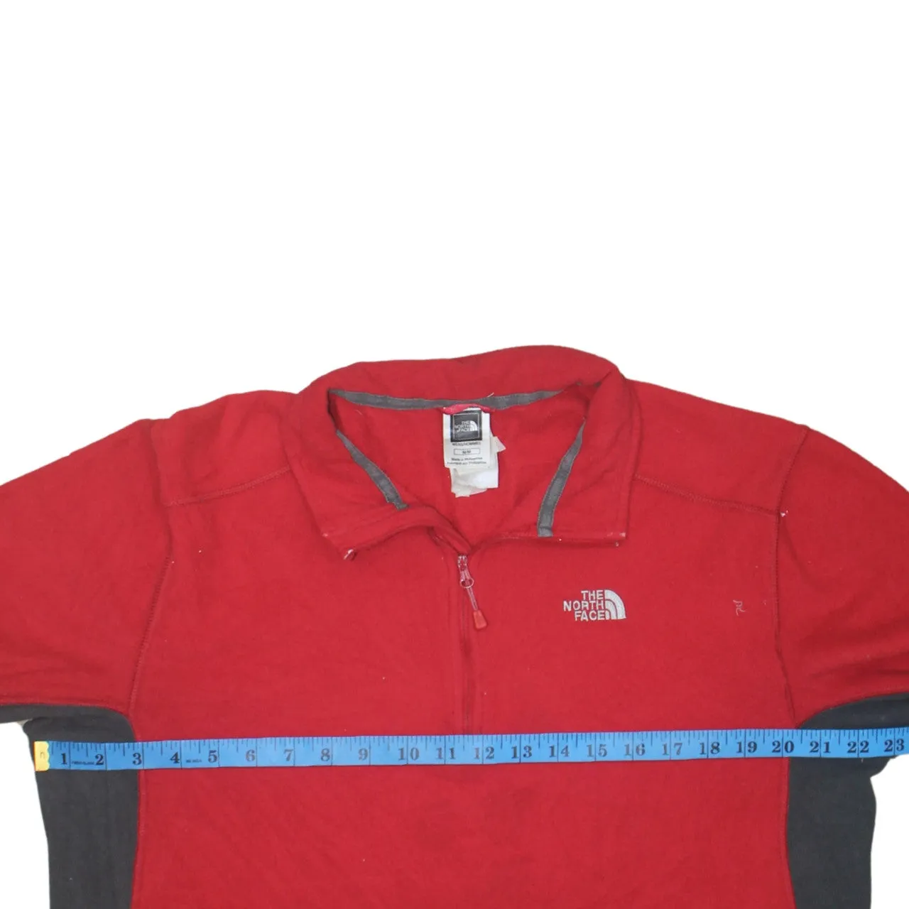 The North Face 90's Hiking Warm Quarter Zip Fleece Jumper Medium Red sold by Vintage Club product image thumbnail 5