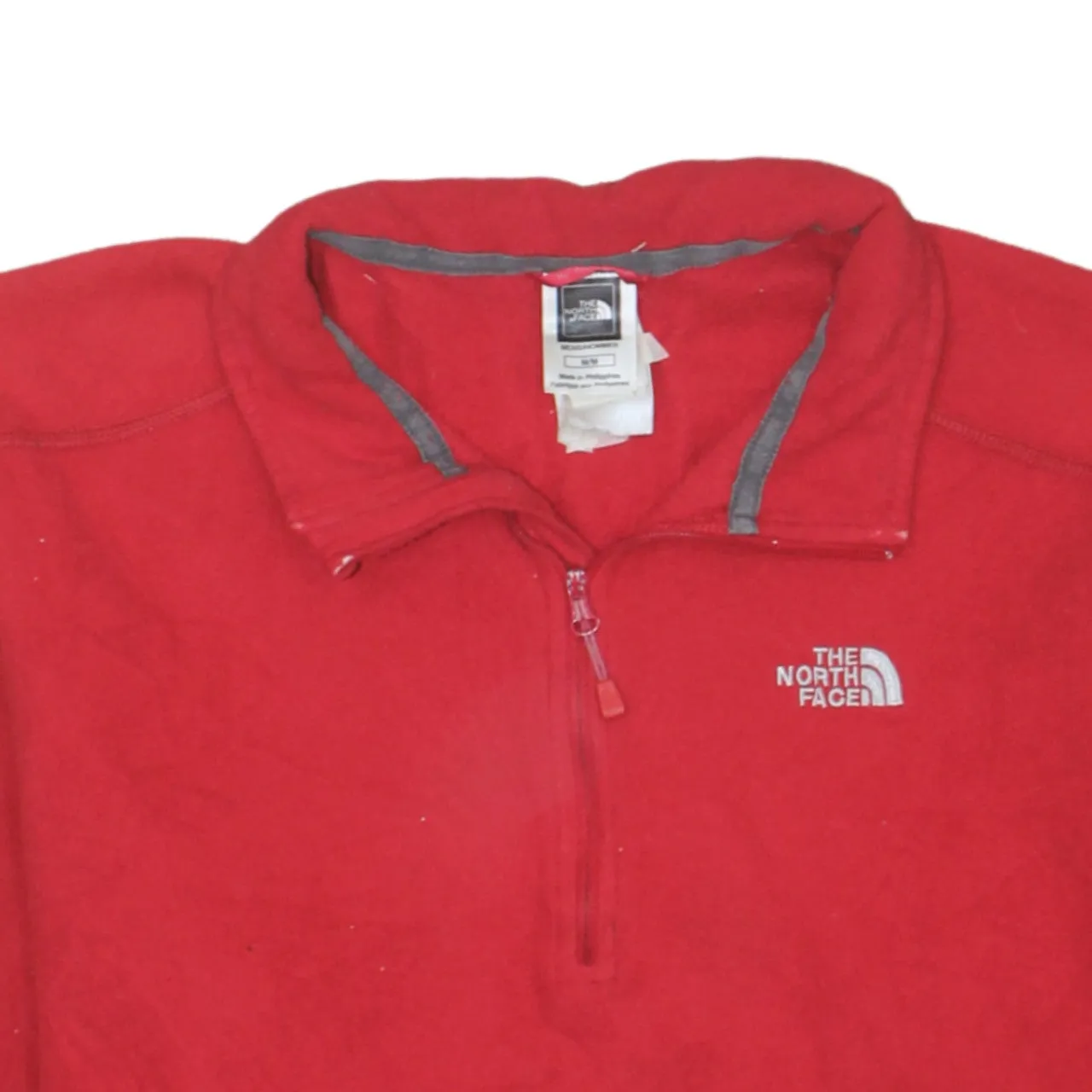The North Face 90's Hiking Warm Quarter Zip Fleece Jumper Medium Red sold by Vintage Club product image thumbnail 3