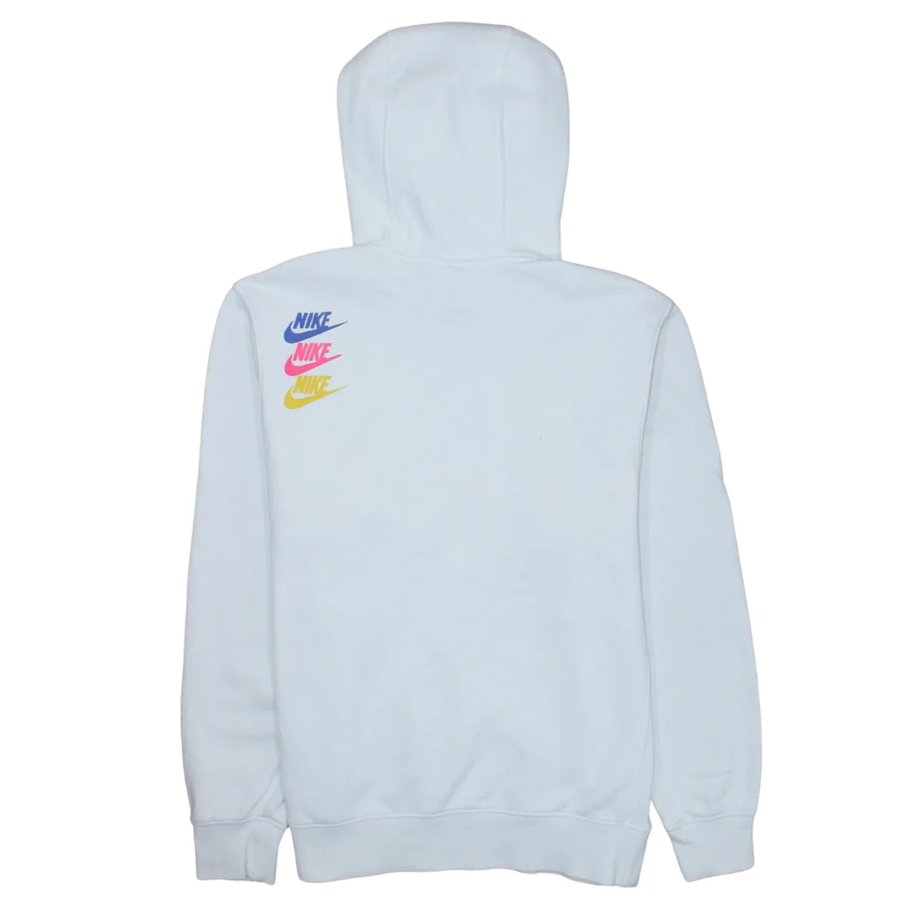 Nike 90's Center Middle Swoosh Pullover Hoodie Small White sold by Vintage Club product image thumbnail 2