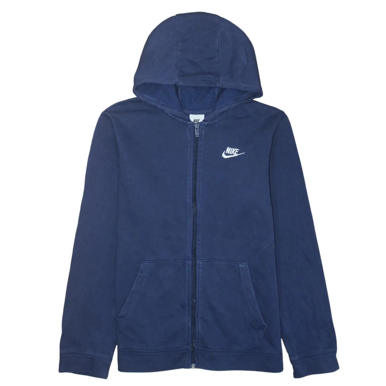 Nike 90's Swoosh Full Zip Up Hoodie XLarge Navy Blue sold by Vintage Club