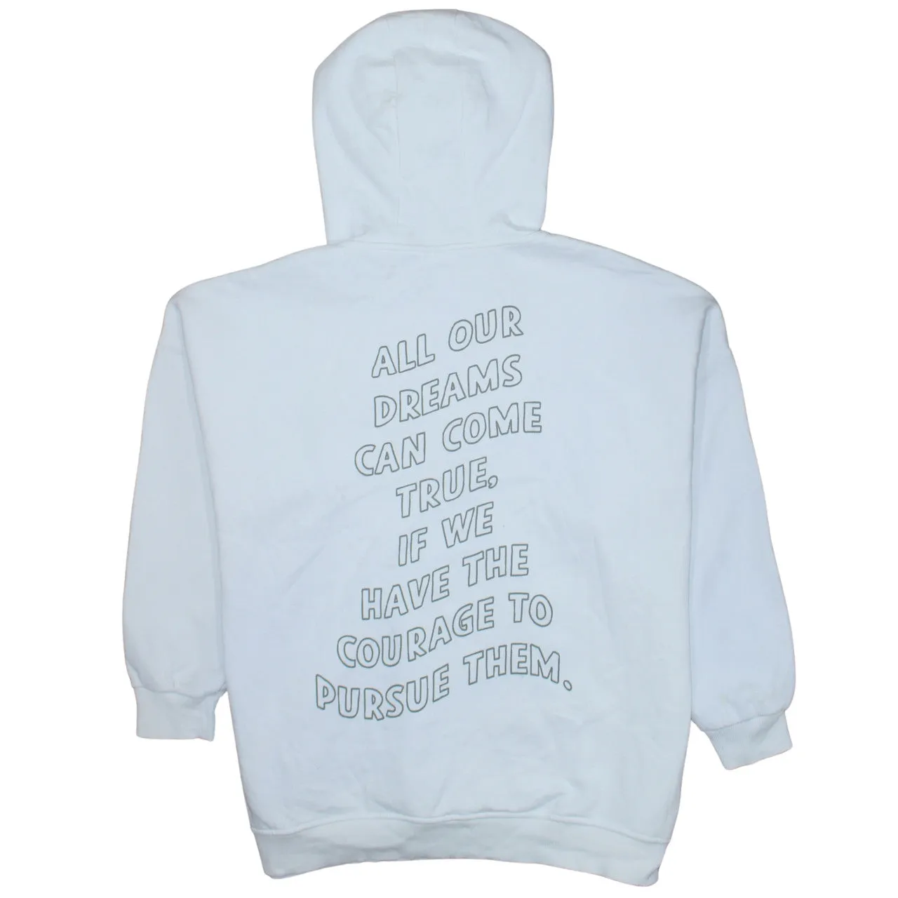 Disney 90's Spellout Pullover Hoodie XLarge White sold by Vintage Club product image thumbnail 2