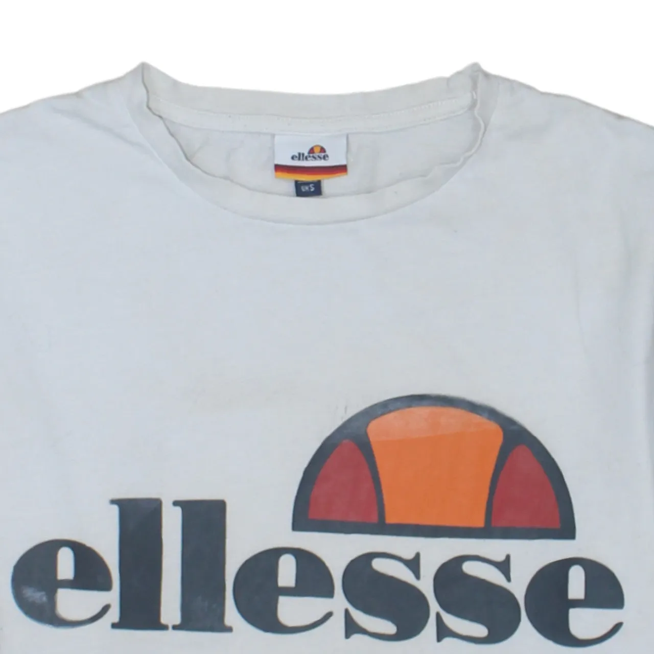 Ellesse 90's Spellout Short Sleeves T Shirt Small White sold by Vintage Club product image thumbnail 3