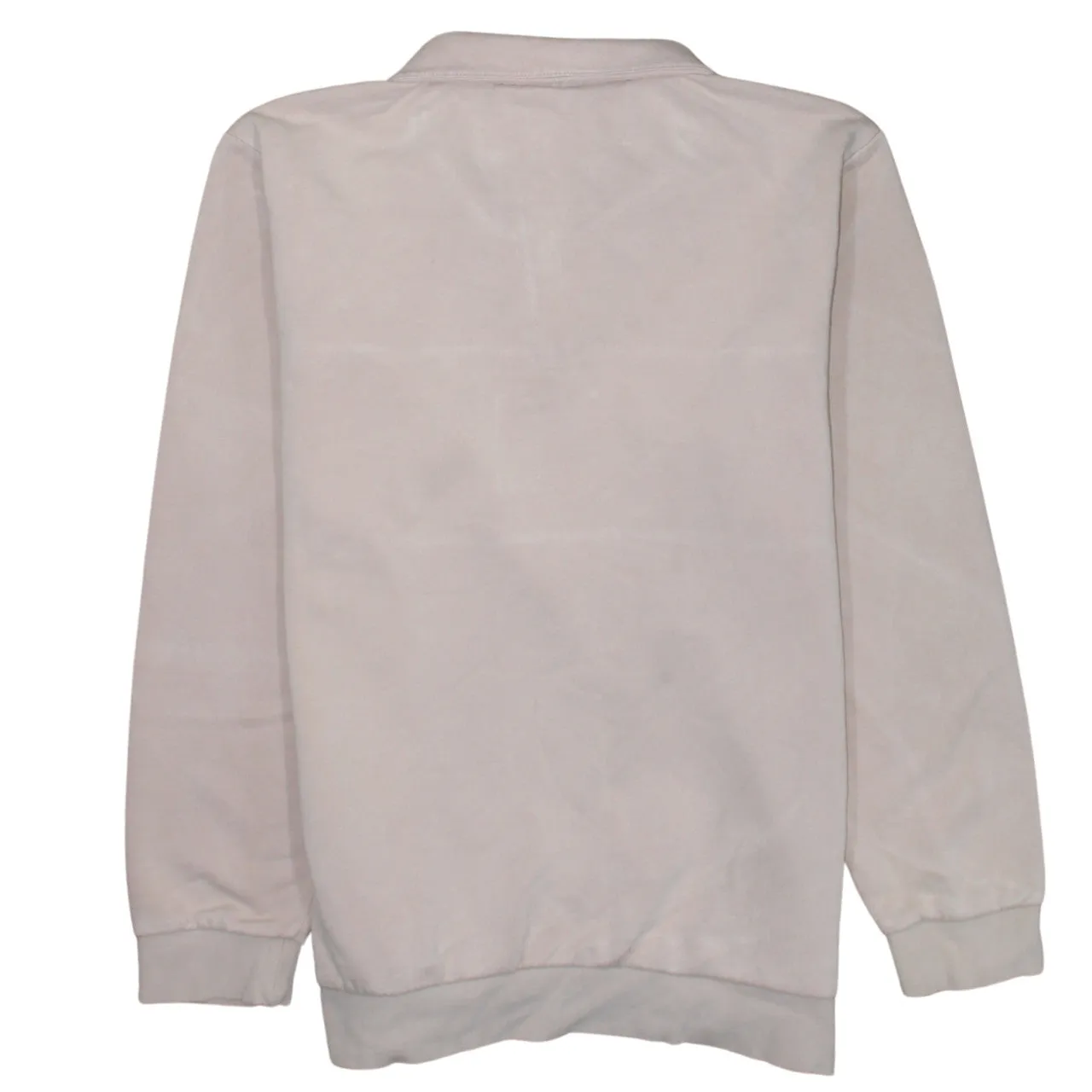 Adidas 90's Plain Quarter Zip Sweatshirt Medium Pink sold by Vintage Club product image thumbnail 2