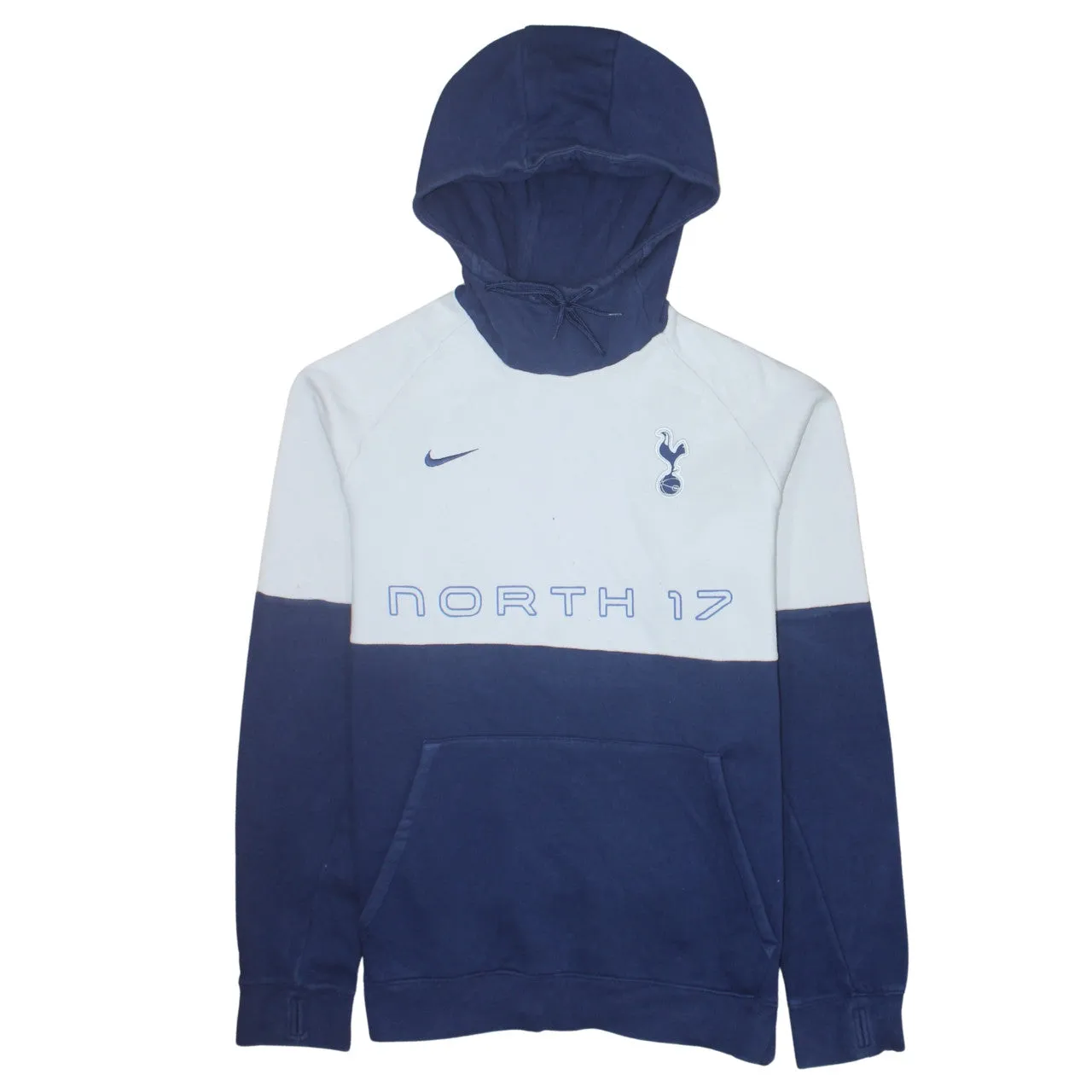 Nike 90's Swoosh Pullover Hoodie Large Navy Blue sold by Vintage Club