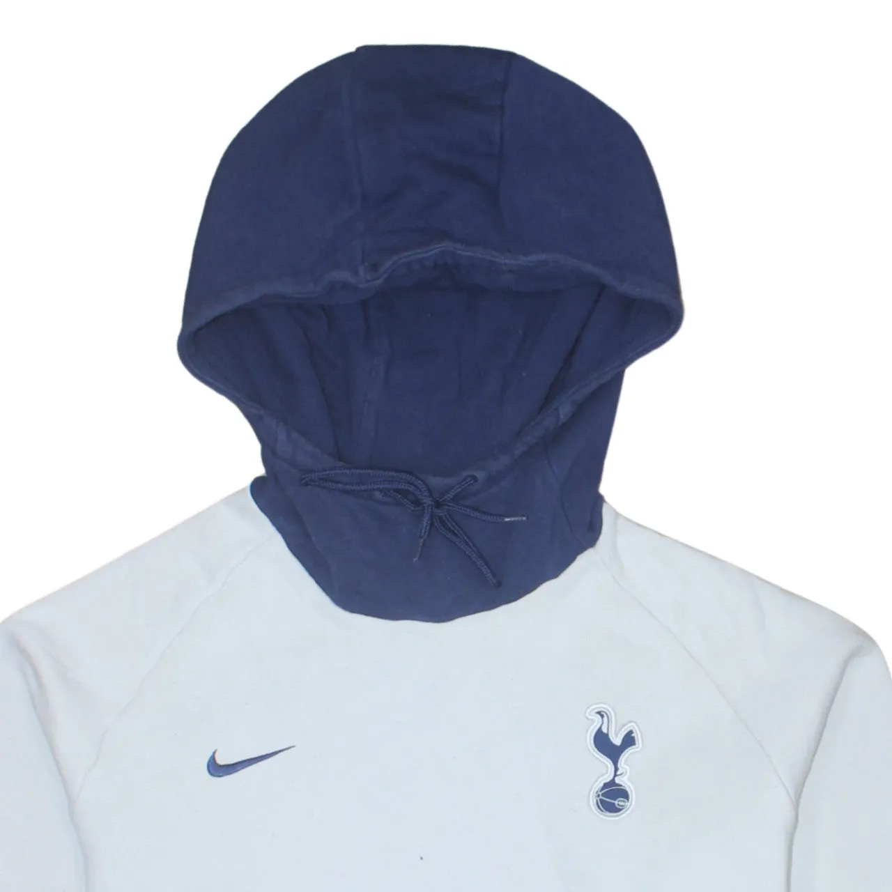 Nike 90's Swoosh Pullover Hoodie Large Navy Blue sold by Vintage Club product image thumbnail 3