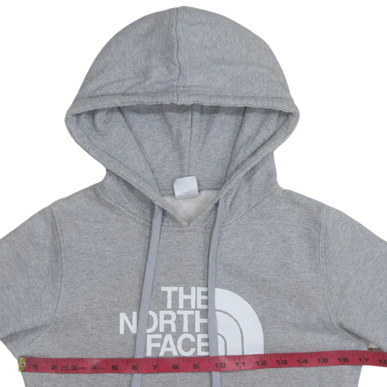 The North Face 90's Spellout Pullover Hoodie Small Grey sold by Vintage Club product image thumbnail 5