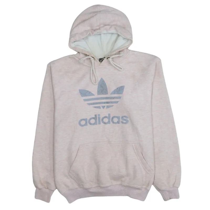 Adidas 90's Spellout Pullover Hoodie Medium Pink sold by Vintage Club