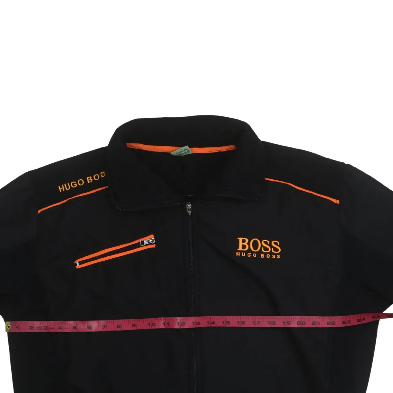 HUGO BOSS 90's Lightweight Full Zip Up Sweatshirt XXLarge (2XL) Black sold by Vintage Club product image thumbnail 5