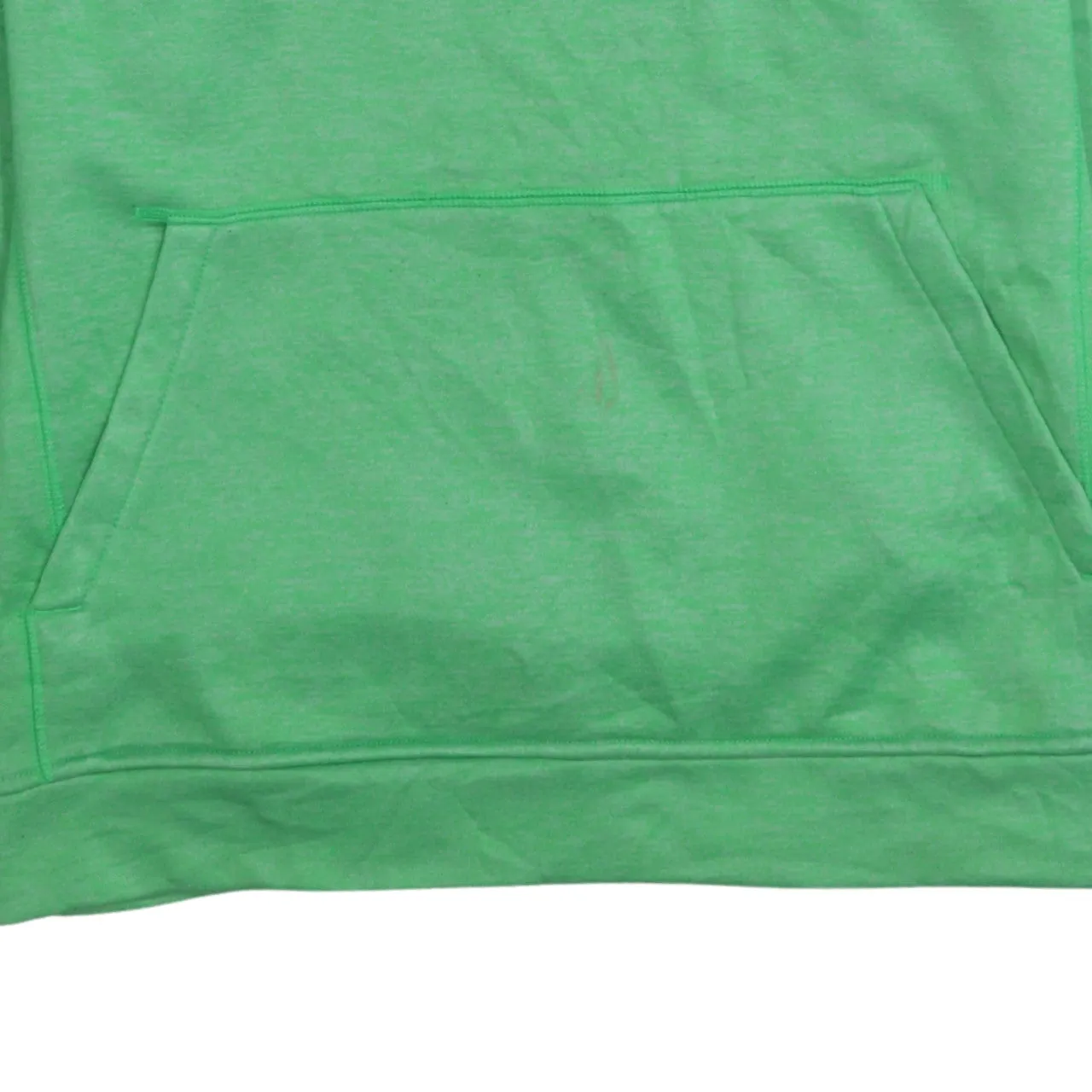 Adidas 90's Drawstring Pockets Pullover Hoodie Medium Green sold by Vintage Club product image thumbnail 4