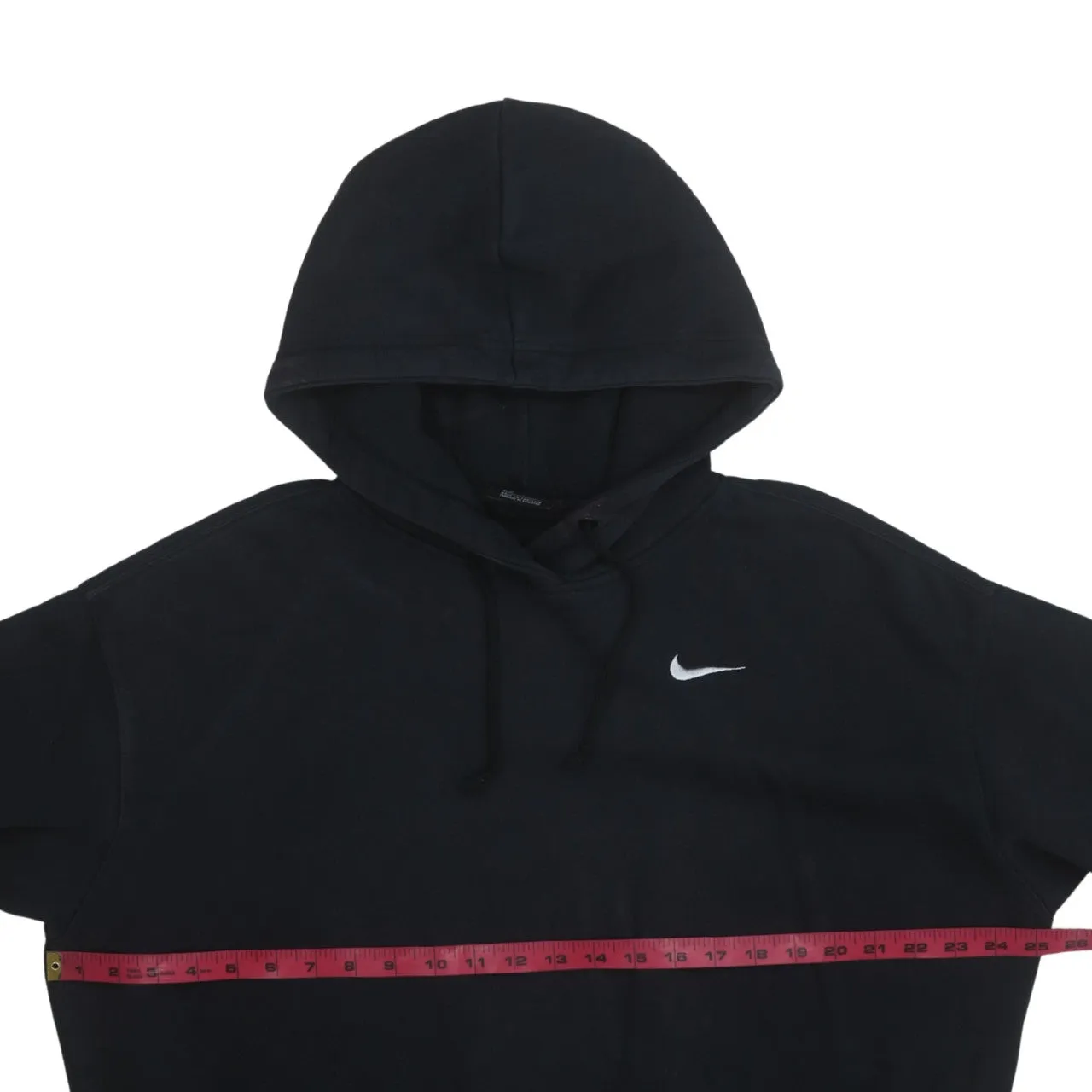 Nike 90's Swoosh Pullover Hoodie Medium Black sold by Vintage Club product image thumbnail 5