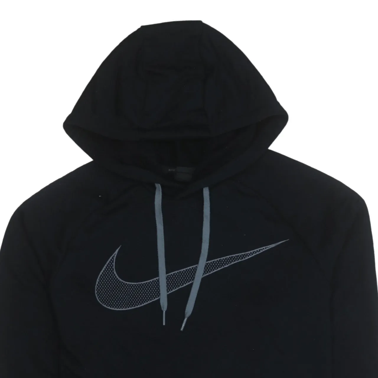 Nike 90's Center Middle Swoosh Pullover Hoodie Medium Black sold by Vintage Club product image thumbnail 3