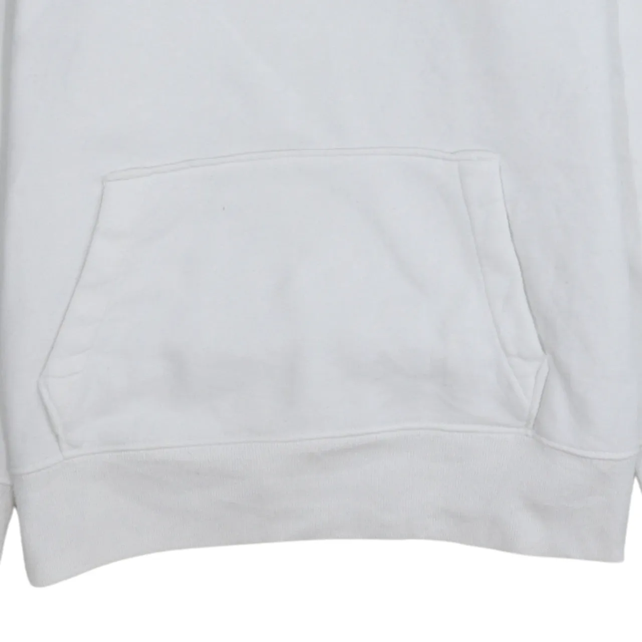 Hollister 90's Drawstring Pockets Pullover Hoodie Small White sold by Vintage Club product image thumbnail 4