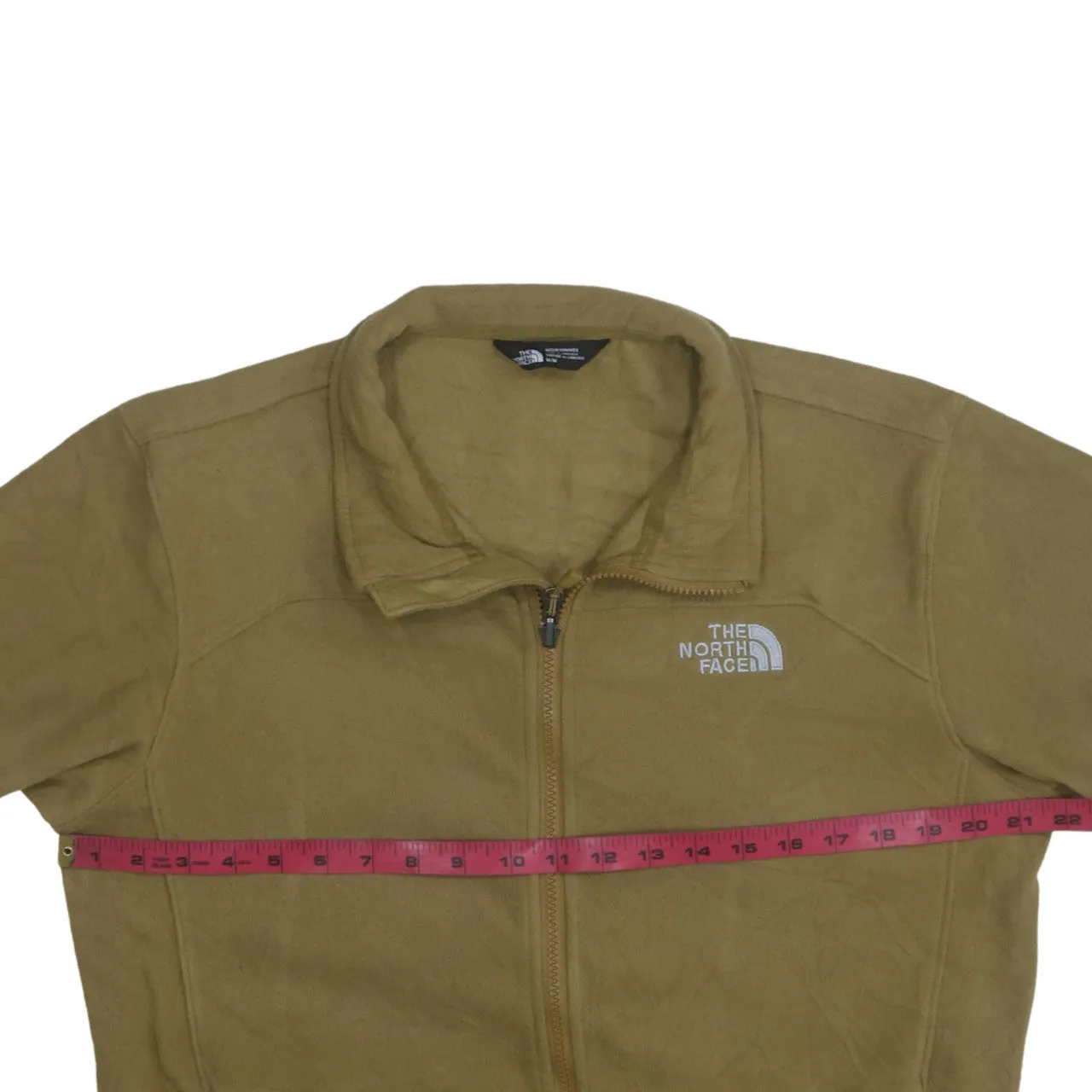 The North Face 90's Hiking Warm Full Zip Up Fleece Jumper Medium Brown sold by Vintage Club product image thumbnail 5