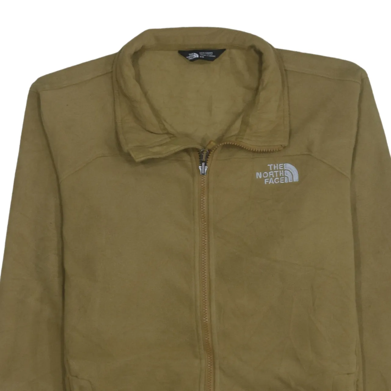 The North Face 90's Hiking Warm Full Zip Up Fleece Jumper Medium Brown sold by Vintage Club product image thumbnail 3