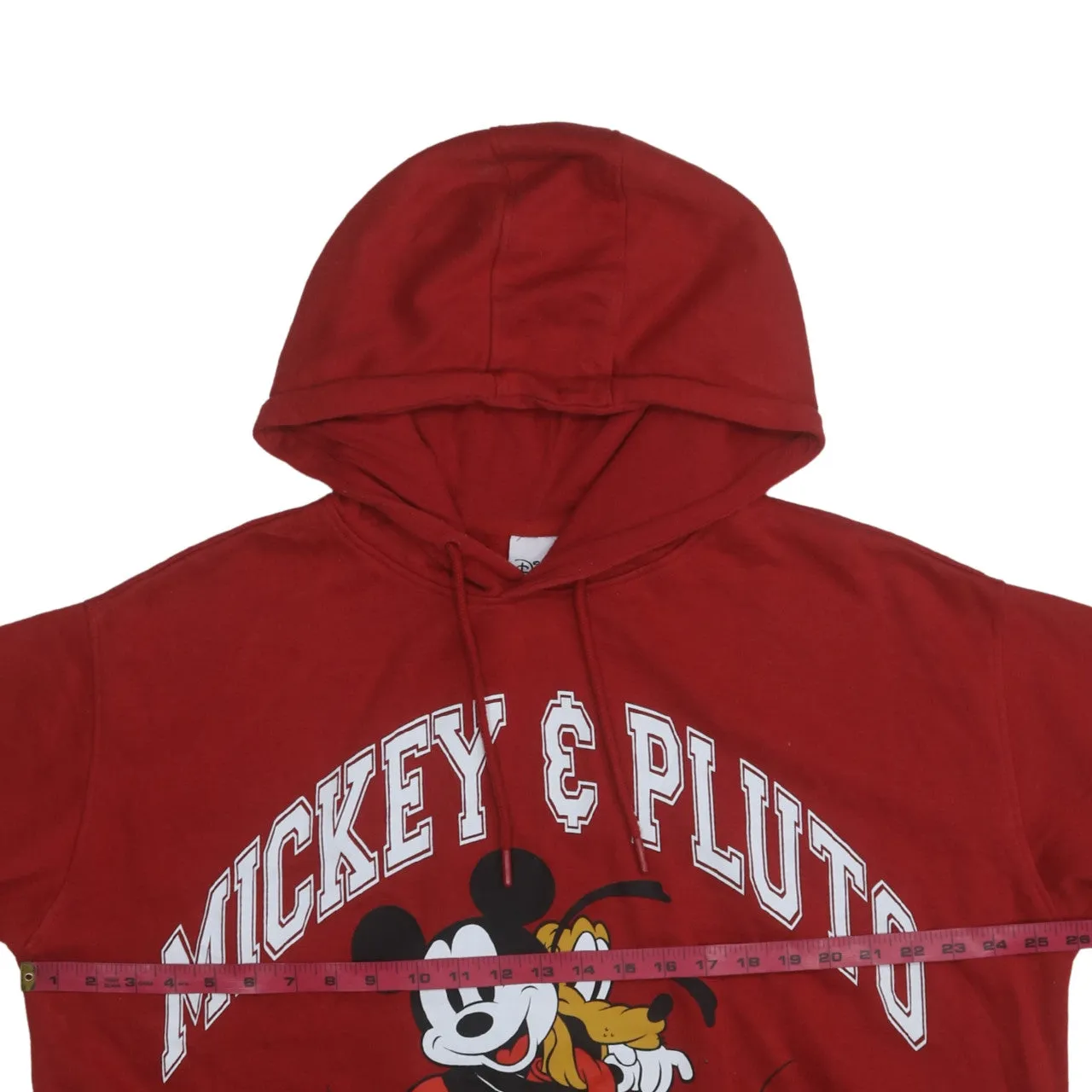 Disney 90's Mickey Mouse & Pluto Pullover Hoodie XLarge Red sold by Vintage Club product image thumbnail 5