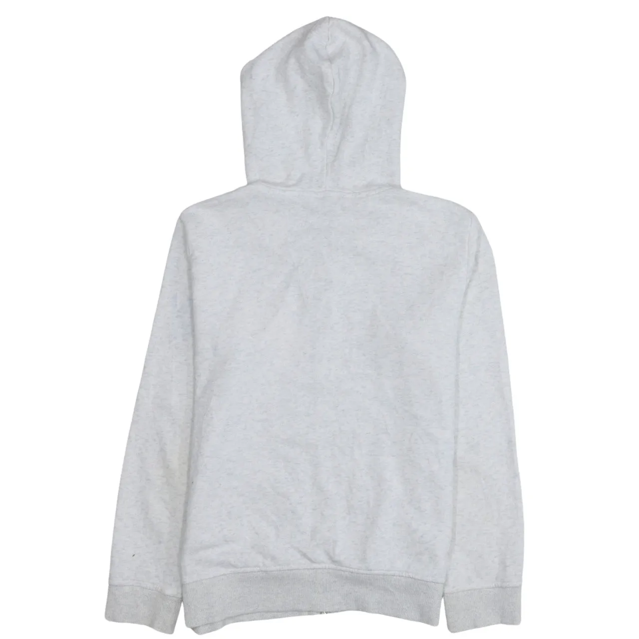 Tommy Hilfiger Light Grey Zip Hoodie Women’s Medium Embroidered Flag Logo Pockets Sweatshirt sold by Vintage Club product image thumbnail 2