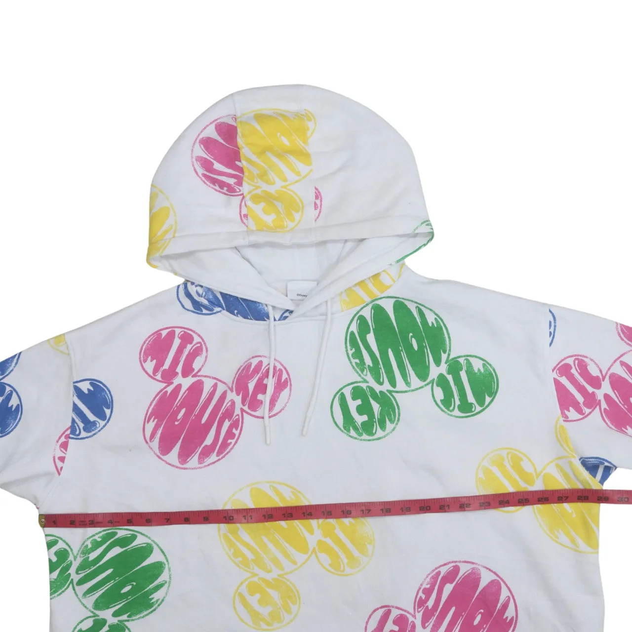 Disney 90's Plain Pullover Hoodie XXLarge (2XL) White sold by Vintage Club product image thumbnail 5