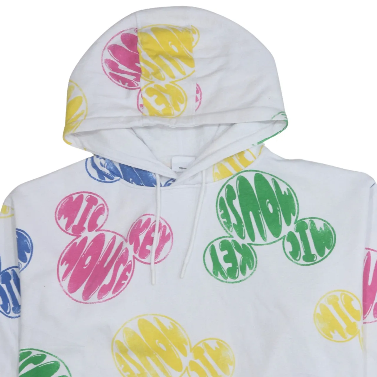 Disney 90's Plain Pullover Hoodie XXLarge (2XL) White sold by Vintage Club product image thumbnail 3