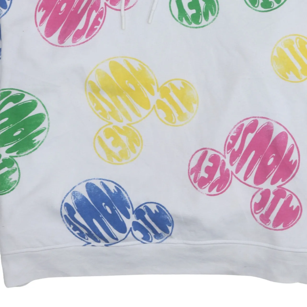 Disney 90's Plain Pullover Hoodie XXLarge (2XL) White sold by Vintage Club product image thumbnail 4