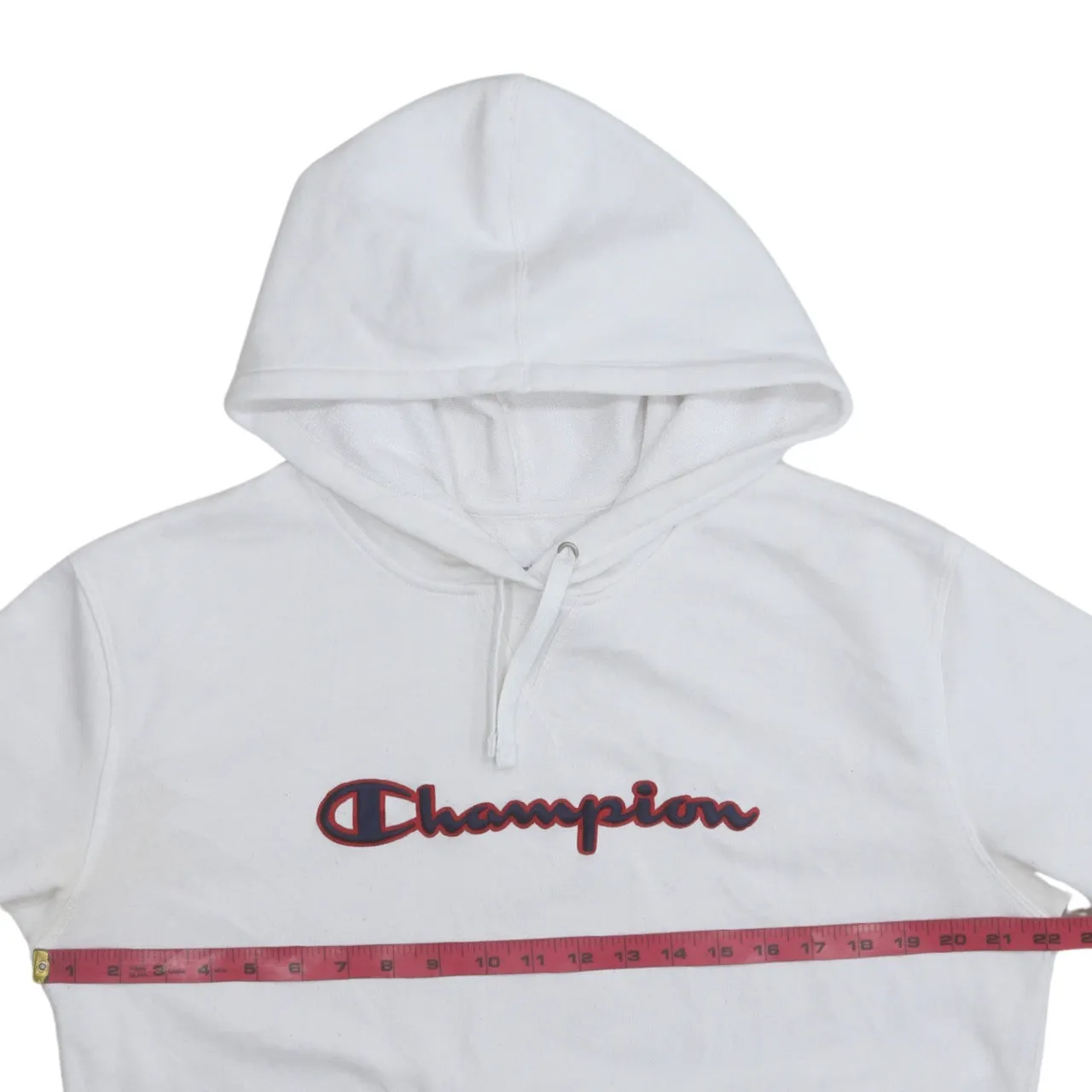 Champion 90's Spellout Pullover Hoodie Large White sold by Vintage Club product image thumbnail 5