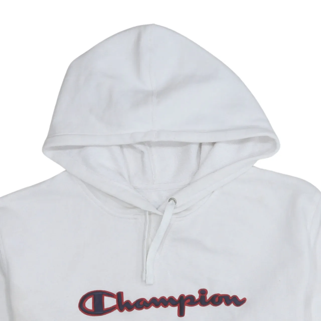 Champion 90's Spellout Pullover Hoodie Large White sold by Vintage Club product image thumbnail 3