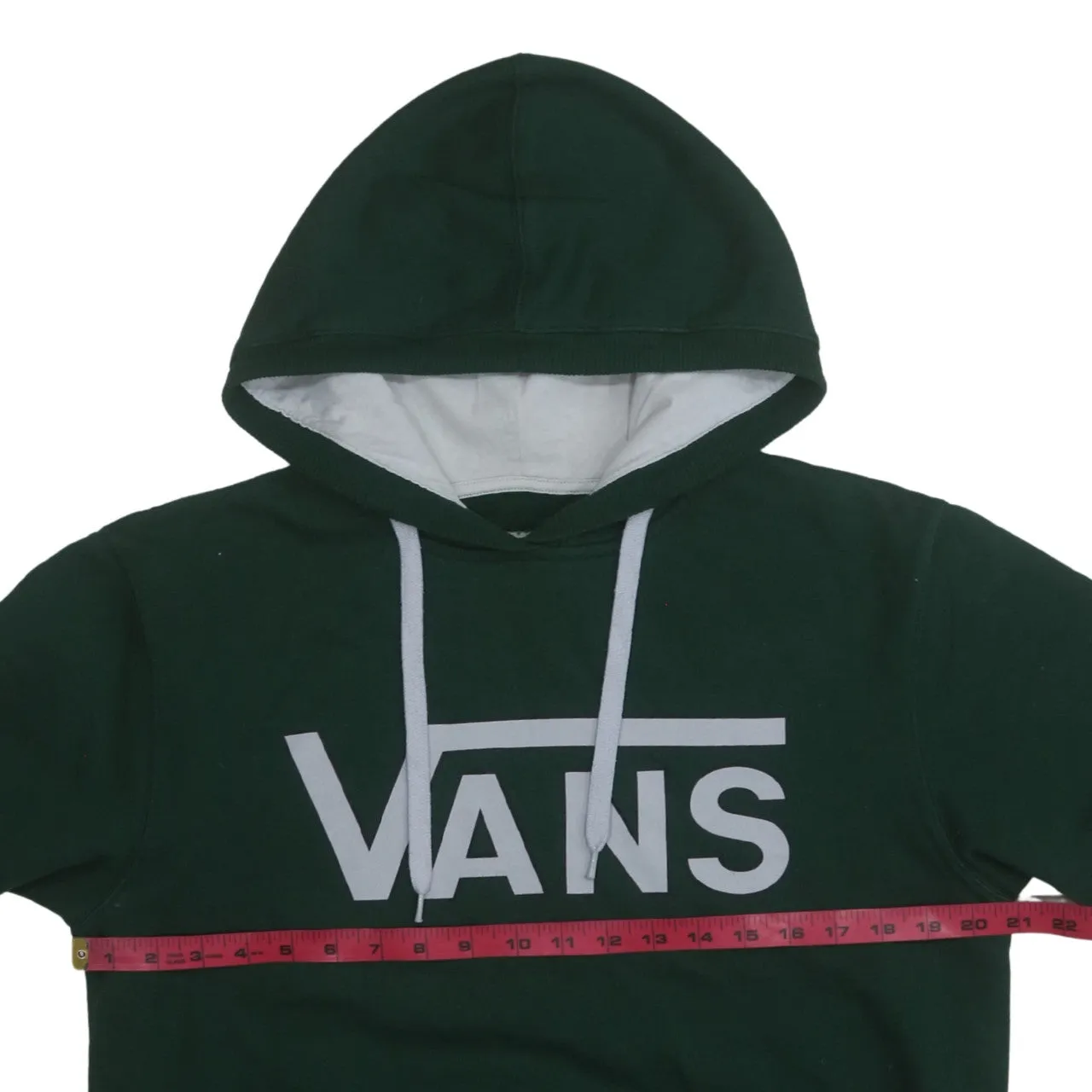 VANS 90's Spellout Pullover Hoodie Medium Green sold by Vintage Club product image thumbnail 5